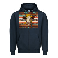 Navy western sunflowers gemstone heifer Zipper Hoodie - Jasminsmagicworld