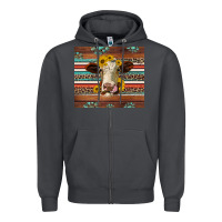 Smoke western sunflowers gemstone heifer Zipper Hoodie - Jasminsmagicworld