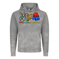 Cloud Rock peace love understand Vintage Hoodie - Zillion Design Studio