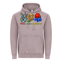 Peace Love Understand Vintage Hoodie | Teevron