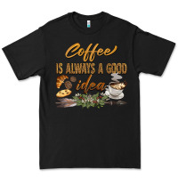 Black coffee is always a good idea Premium Tee - BarkalooDesign