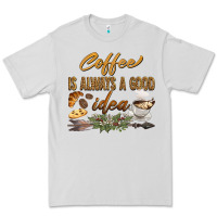 Dove Grey coffee is always a good idea Premium Tee - BarkalooDesign