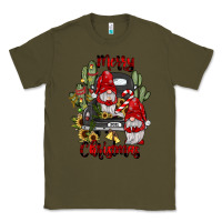 Army Green farm truck,merry christmas gnome Classic Tee - JahusDesignShop