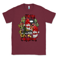 Burgundy farm truck,merry christmas gnome Classic Tee - JahusDesignShop