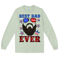 Matcha best dad ever american flag Long Sleeve Tee - Artiststas
