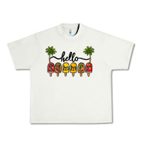 Pistachio 1hello summer Urban Heavy Tee - CowhideDigitalArt