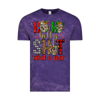 Cloud Purple ho ho holly shit what a year Vintage Tee - FaDigitalArtStudio
