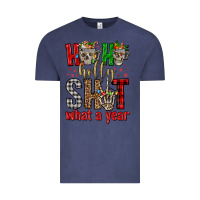 Vintage Denim ho ho holly shit what a year Vintage Tee - FaDigitalArtStudio