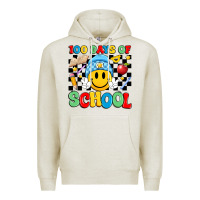 Oatmeal Heather 100 days of school Premium Hoodie - Artiststas