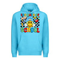 Ocean Blue 100 days of school Premium Hoodie - Artiststas