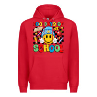 Red 100 days of school Premium Hoodie - Artiststas
