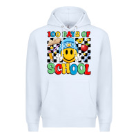 White 100 days of school Premium Hoodie - Artiststas