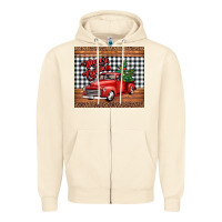 Sandshell merry Christmas truck Zipper Hoodie - Jasminsmagicworld