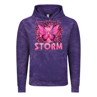 Cloud Purple Stronger Than The Storm Breast Cancer Vintage Hoodie - texasbilliewilder