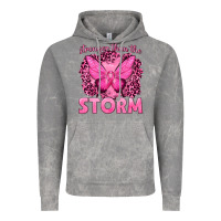Cloud Rock Stronger Than The Storm Breast Cancer Vintage Hoodie - texasbilliewilder