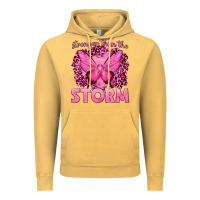 Vintage Mustard Stronger Than The Storm Breast Cancer Vintage Hoodie - texasbilliewilder