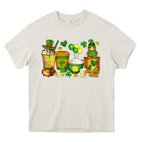 Cream st patrick's day coffee cups with gnome Heavy Core Tee - Artiststas