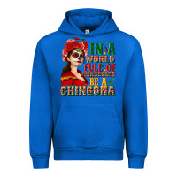Cobalt In a world full of princesses be a chingona Urban Hoodie - NancyCooperArtShop