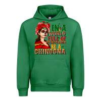 Emerald In a world full of princesses be a chingona Urban Hoodie - NancyCooperArtShop