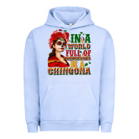 Pigment Grape Ice In a world full of princesses be a chingona Urban Hoodie - NancyCooperArtShop