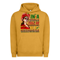 Pigment Peanut Butter In a world full of princesses be a chingona Urban Hoodie - NancyCooperArtShop