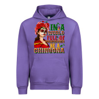 Tulip In a world full of princesses be a chingona Urban Hoodie - NancyCooperArtShop