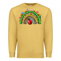 Antique Gold school rainbow Premium Sweatshirt - NancyCooperArtShop