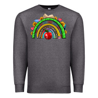 Charcoal Heather school rainbow Premium Sweatshirt - NancyCooperArtShop