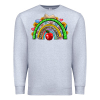 Heather Grey school rainbow Premium Sweatshirt - NancyCooperArtShop