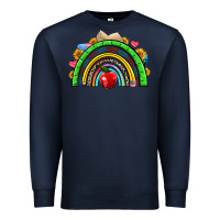 Navy school rainbow Premium Sweatshirt - NancyCooperArtShop