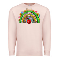 Pale Pink school rainbow Premium Sweatshirt - NancyCooperArtShop