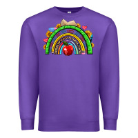 Purple school rainbow Premium Sweatshirt - NancyCooperArtShop