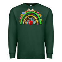 Sports Green school rainbow Premium Sweatshirt - NancyCooperArtShop