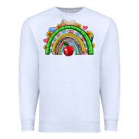 White school rainbow Premium Sweatshirt - NancyCooperArtShop