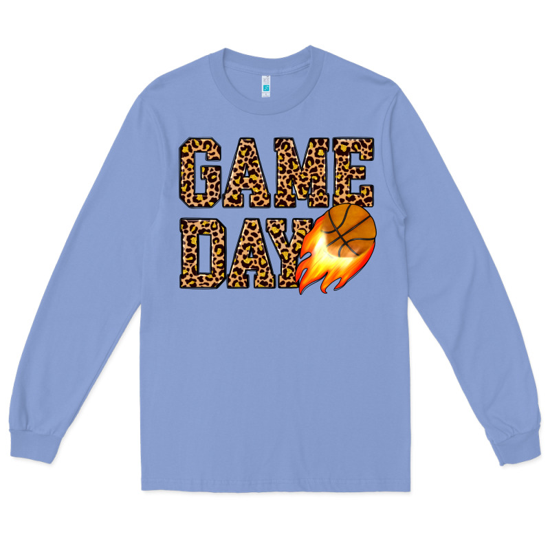 Game Day Basketball Long Sleeve Tee by JahusDesignShop | Teevron