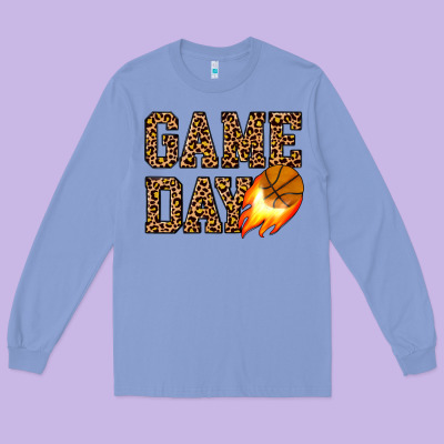 Game Day Basketball Long Sleeve Tee Designed By Jahusdesignshop
