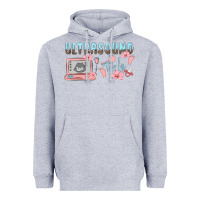 Heather Grey ultrasound tech Heavyweight Hoodie - MaliasSmallBusiness