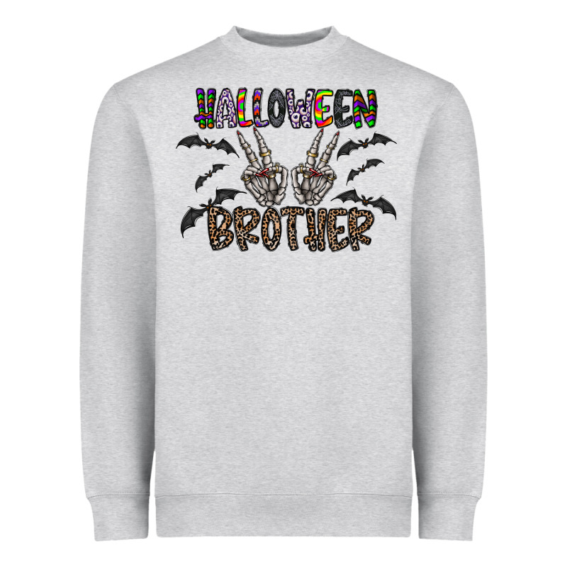 Halloween Brother Heavyweight Sweatshirt by CowhideDigitalArt | Teevron