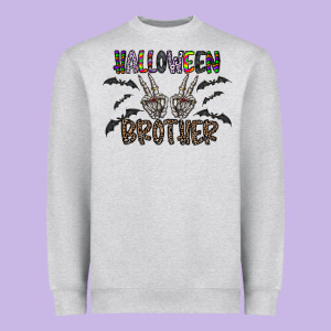 Halloween Brother Heavyweight Sweatshirt Designed By Cowhidedigitalart