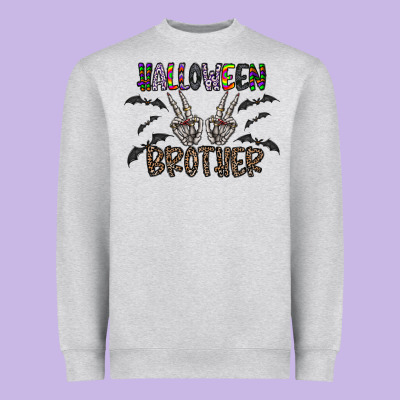 Halloween Brother Heavyweight Sweatshirt Designed By Cowhidedigitalart
