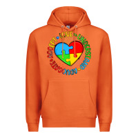 Carrot autism awareness puzzle heart love understand advo Premium Hoodie - Artiststas
