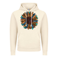 Vintage Artic fall tooled lather leopard Vintage Hoodie - RanaPortraitStore