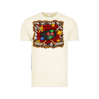 Vintage Arctic hockey christmas with lights and stars Vintage Tee - FaDigitalArtStudio