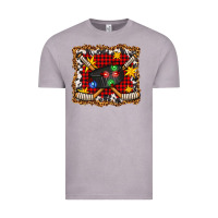 Vintage Zinc hockey christmas with lights and stars Vintage Tee - FaDigitalArtStudio