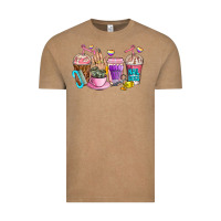 Vintage Coffee nail art  coffee cups Vintage Tee - AdoDesignShop