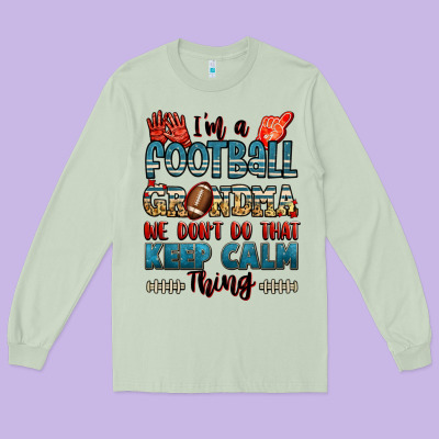 I'm A American Football Grandma We Don't Do That K Long Sleeve Tee Designed By Jasminsmagicworld