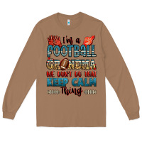 Toasted Coconut i'm a american football grandma we don't do that k Long Sleeve Tee - Jasminsmagicworld