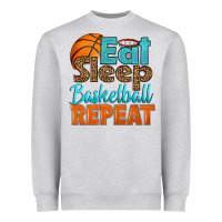 Eat Sleep Basketball Repeat Heavyweight Sweatshirt | Teevron