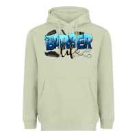 Matcha barber life Heavyweight Hoodie - NancyCooperArtShop