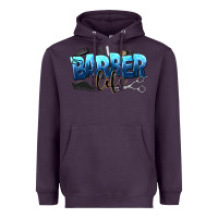 Plum barber life Heavyweight Hoodie - NancyCooperArtShop